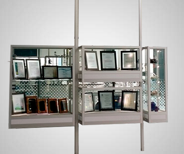 Suspended Display Cases