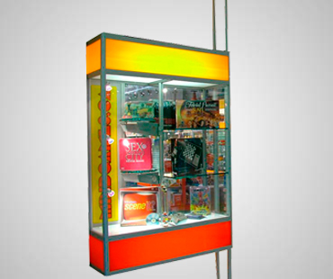 Suspended Display Cases